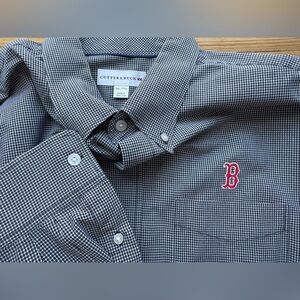 BOSTON RED SOX Button Front Shirt XXL